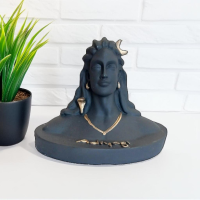 Handynook Adiyogi (Large Size - 5 INCH Height) for Car Dash Board, Pooja & Gift, Mahadev Murti, Idol, Lord Adiyogi Shankara for Home & Office Decor Adiyogi Shiva